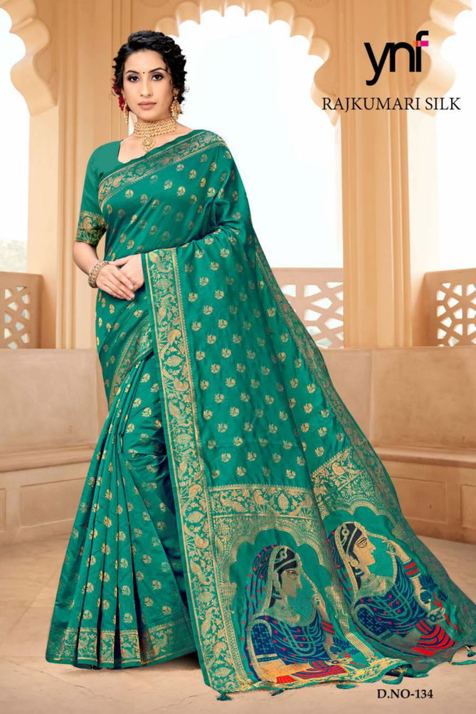 Ynf Rajkumari Silk Designer Banarasi Saree Collection
